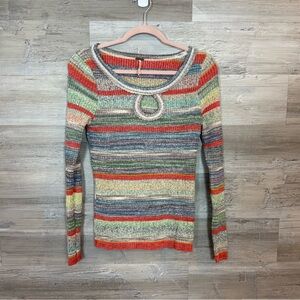Free People Multicolor Knit Sweater